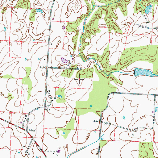 Topographic Map of District 2 (historical), TN