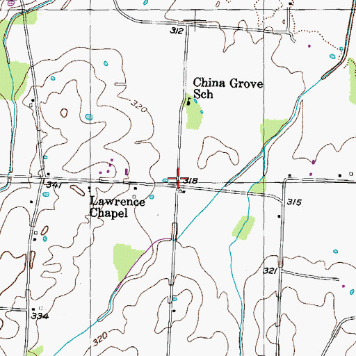 Topographic Map of District 19 (historical), TN