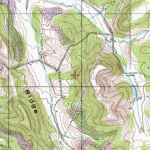 Topographic Map of District 7 (historical), TN