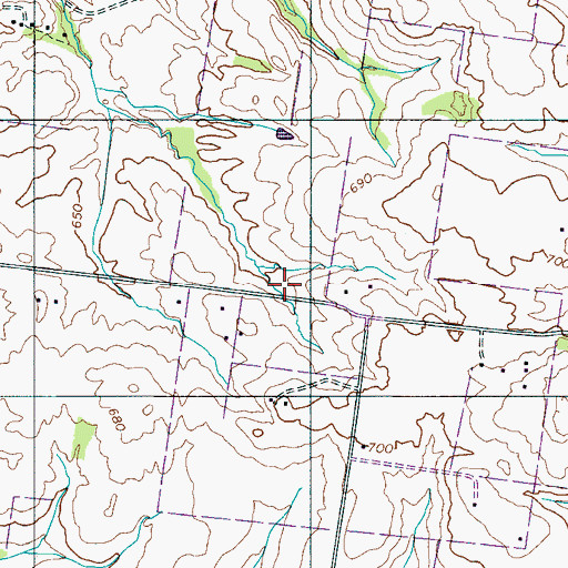 Topographic Map of District 10 (historical), TN