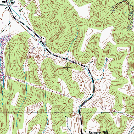 Topographic Map of District 11 (historical), TN