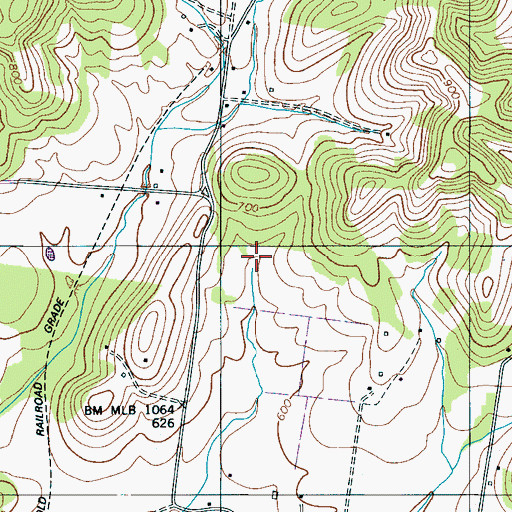 Topographic Map of District 14 (historical), TN