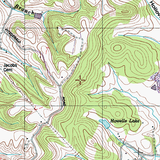 Topographic Map of District 18 (historical), TN