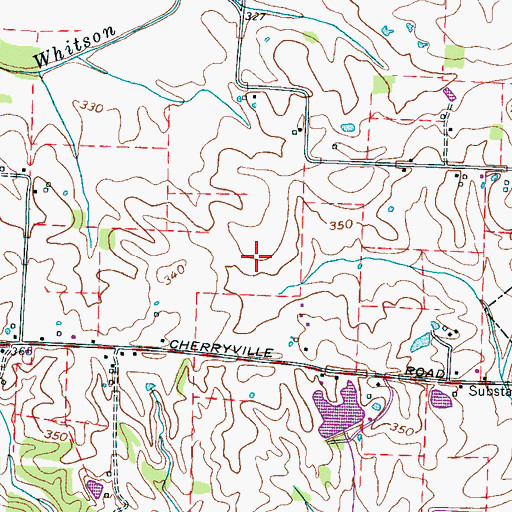 Topographic Map of District 5 (historical), TN