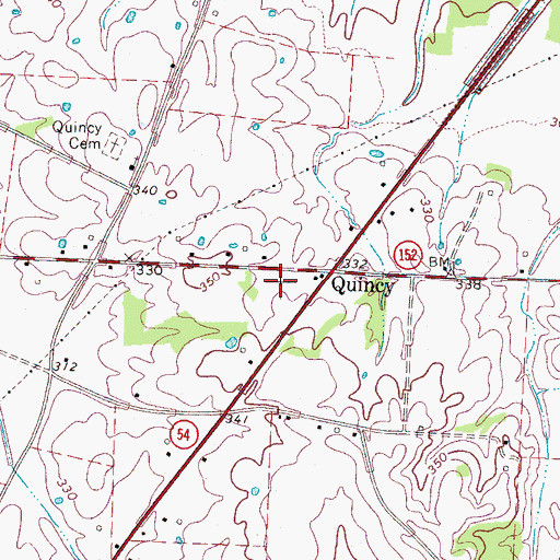 Topographic Map of District 7 (historical), TN