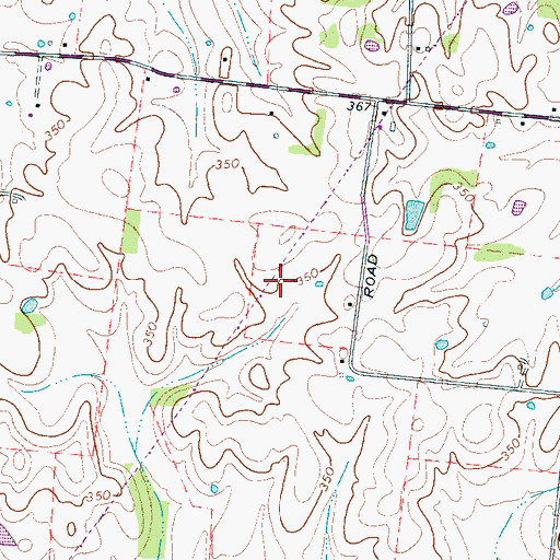 Topographic Map of District 12 (historical), TN