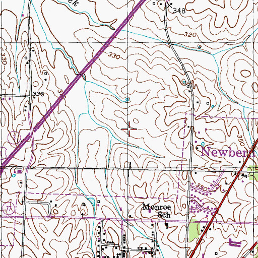 Topographic Map of District 6 (historical), TN