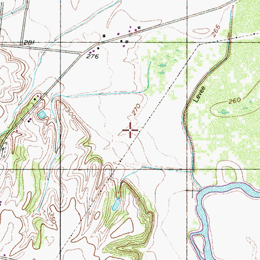 Topographic Map of District 13 (historical), TN