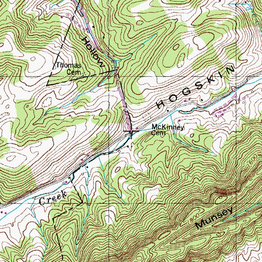 Topographic Map of Ashby (historical), TN