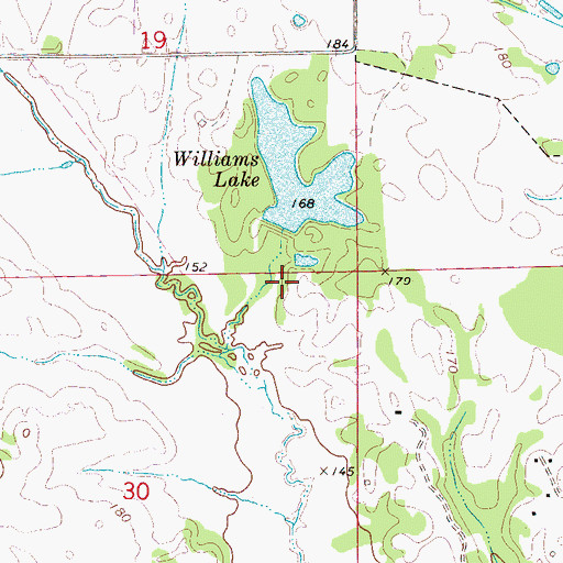 Topographic Map of Sumter Farm and Stock Company Dam, AL
