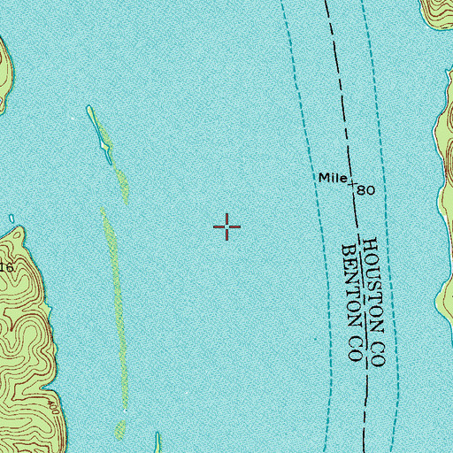 Topographic Map of Cypress Pond (historical), TN