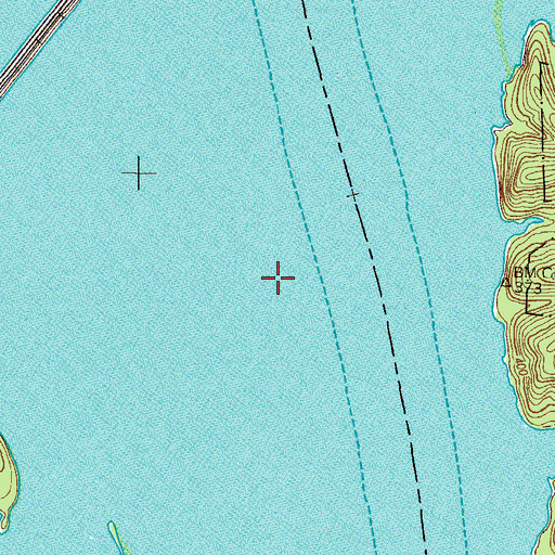 Topographic Map of Maple Pond (historical), TN