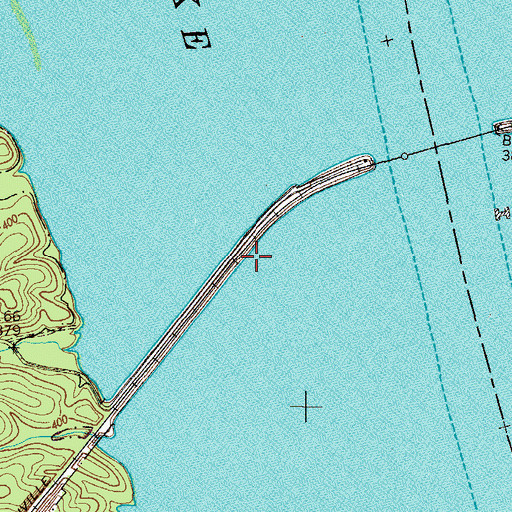 Topographic Map of Rocky Pond (historical), TN