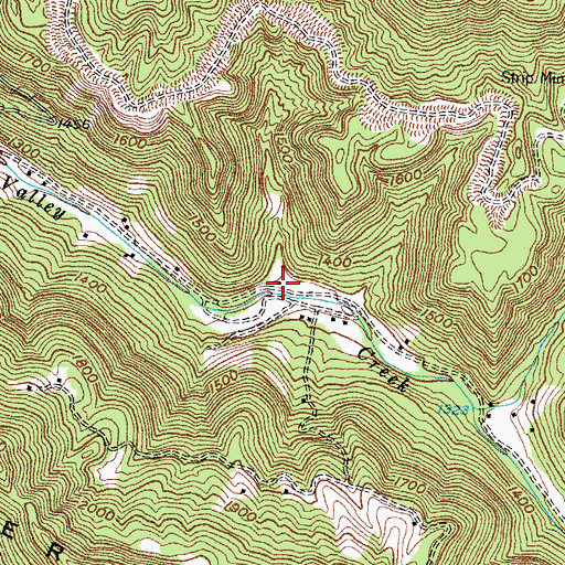Topographic Map of Buck Hole Hollow, TN