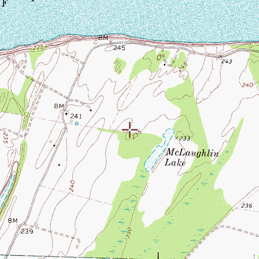 Topographic Map of Payne Lake (historical), TN