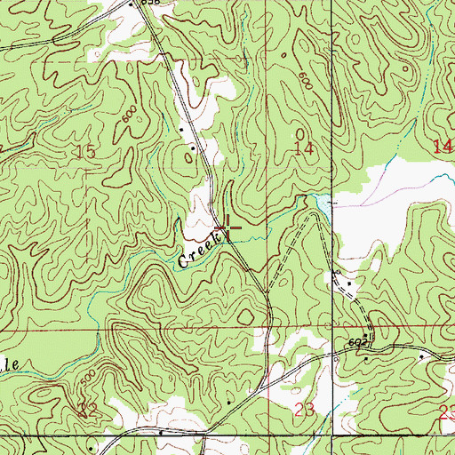 Topographic Map of Demargo Lake, AL
