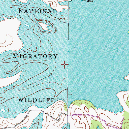 Topographic Map of Sulphur Well Swamp (historical), TN
