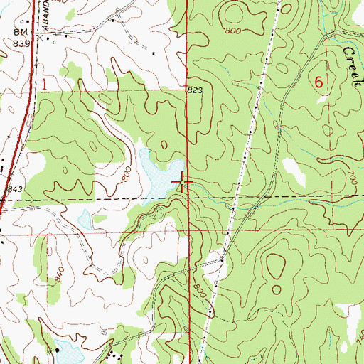 Topographic Map of Wheeler Dam, AL