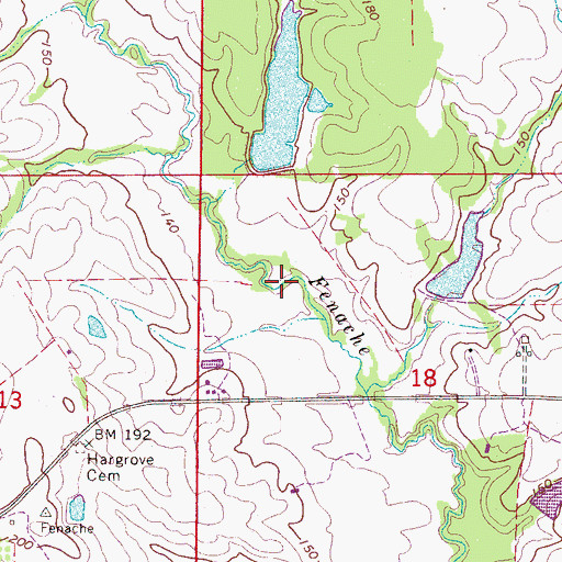 Topographic Map of Robert Weir Dam, AL