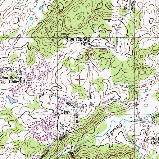 Topographic Map of Gobbler Knob, TN