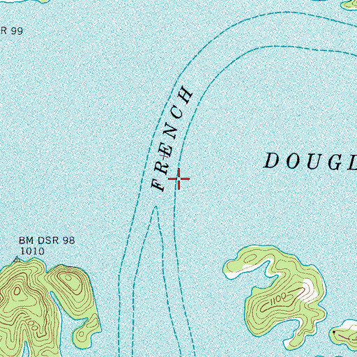 Topographic Map of Holbert Branch (historical), TN