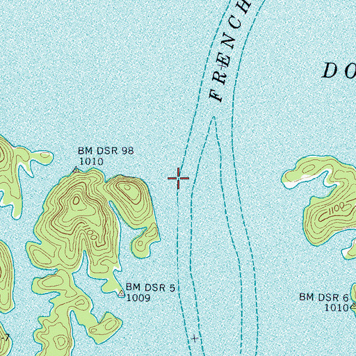 Topographic Map of Leeper Branch (historical), TN