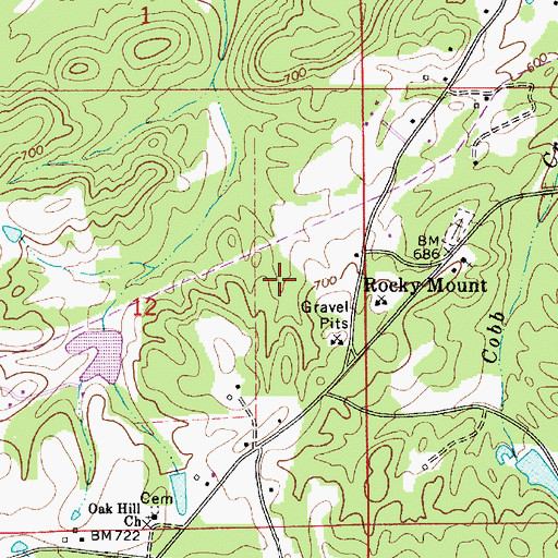 Topographic Map of Lake John Paul, AL