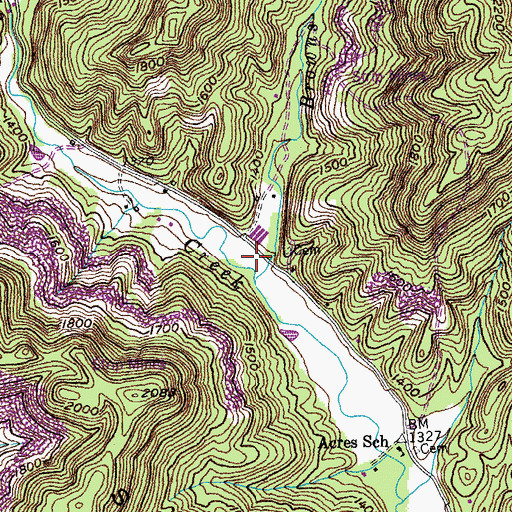 Topographic Map of Doctors (historical), TN