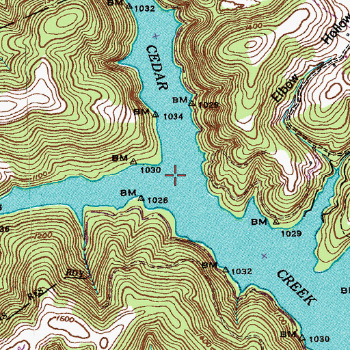 Topographic Map of Boy (historical), TN