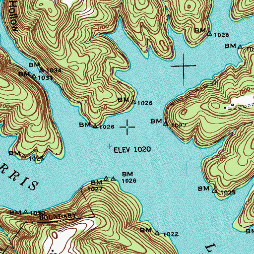 Topographic Map of Hatmaker (historical), TN