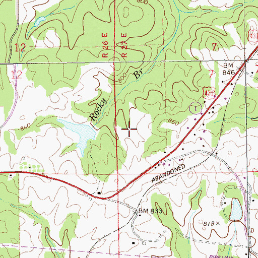 Topographic Map of Slay Dam, AL