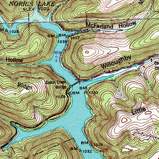 Topographic Map of Primroy (historical), TN
