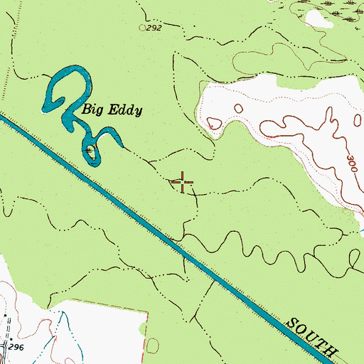 Topographic Map of Island Number Eleven, TN