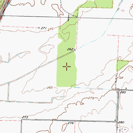 Topographic Map of Grassy Lake (historical), TN