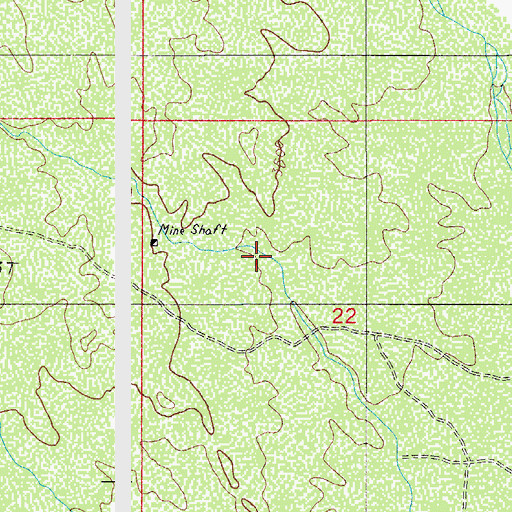 Topographic Map of Upper Sahuarita Dam, AZ