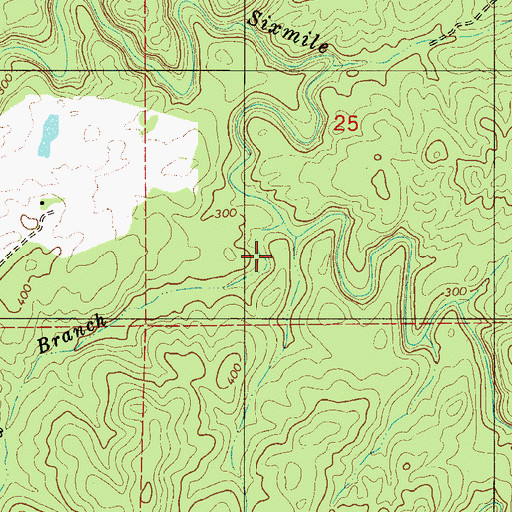 Topographic Map of Serene Lake Number 7, AL