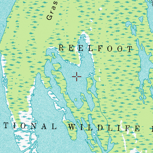 Topographic Map of Glory Hole, TN