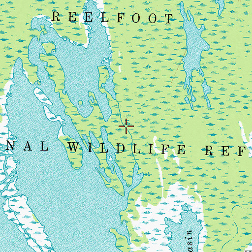 Topographic Map of Otter Slough, TN