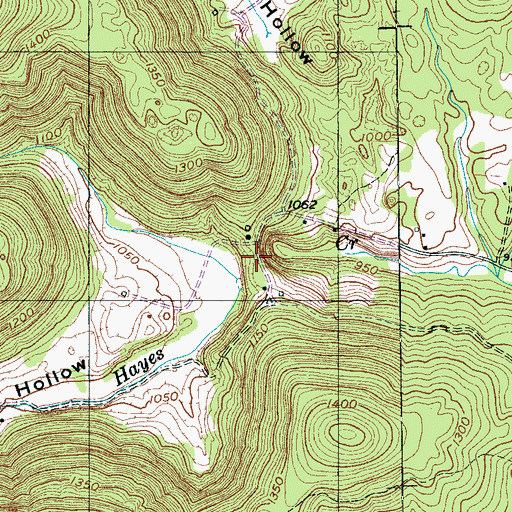 Topographic Map of The Narrows, TN