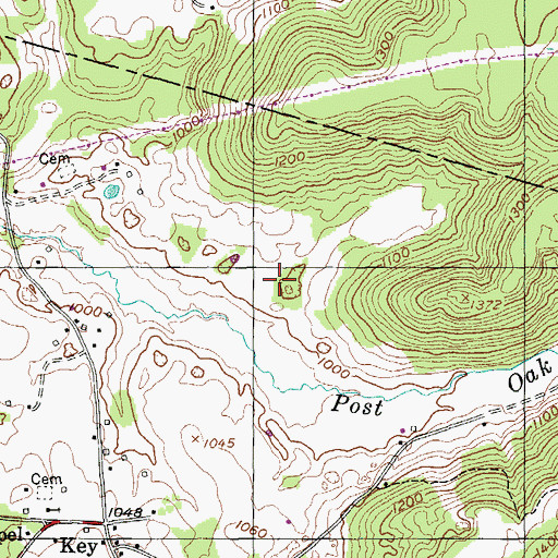Topographic Map of Dyer Cove, TN