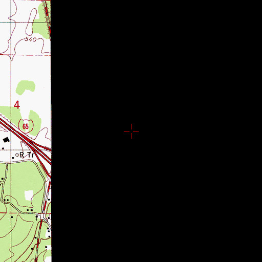 Topographic Map of Nazarene Church Lake, AL