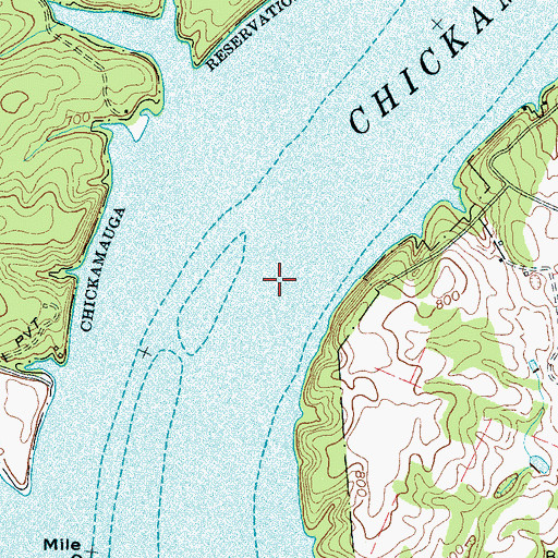 Topographic Map of Higgs Ford (historical), TN