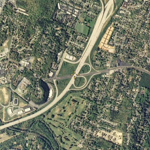 Aerial/Satellite Image of Interchange 3, TN