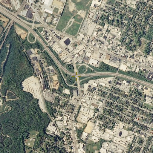 Aerial/Satellite Image of Interchange 180, TN