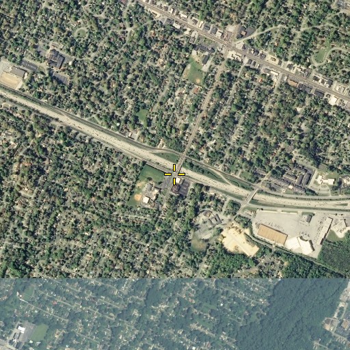 Aerial/Satellite Image of Interchange 184, TN