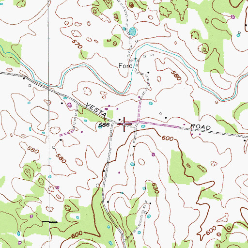 Topographic Map of Mount Carmel (historical), TN