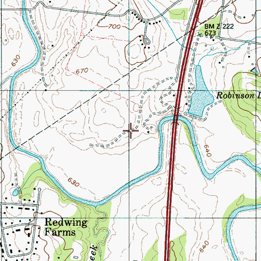 Topographic Map of Riverview Park, TN