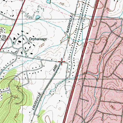 Topographic Map of Wikles (historical), TN
