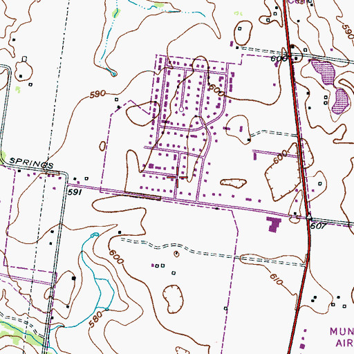 Topographic Map of Regency Park, TN