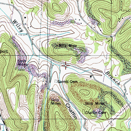 Topographic Map of Dugger Hollow, TN